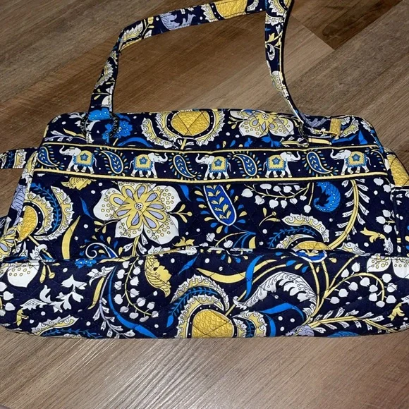 Vera Bradley Ellie Whitney Elephant Shoulder Bag 💙💛 - Picture 12 of 13